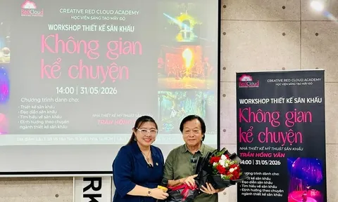 Họa sĩ Trần Hồng Vân truyền cảm hứng cho giới trẻ đến với nghề thiết kế sân khấu