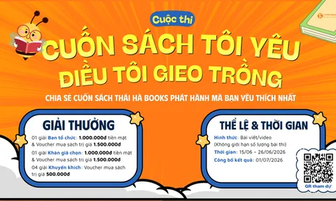 TCBC: Thái Hà Books phát động cuộc thi "Cuốn sách tôi yêu - Điều tôi gieo trồng"